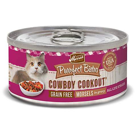 Purrfect Bistro Cowboy Cookout 5.5oz Cat Can
