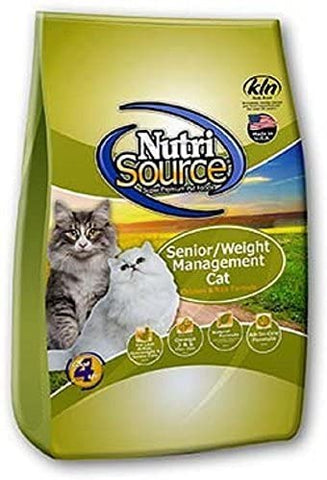 Nutrisource Senior/Weight Mgmt Cat 16#