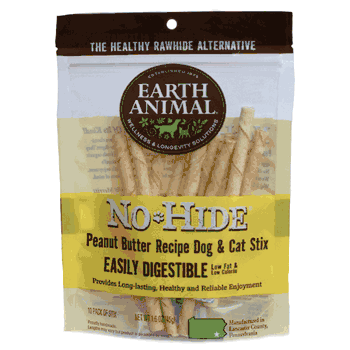 Earth Animal No Hide Stix PB 10pk Animart Pet Stores Inc