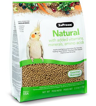 ZuPreem Natural Cockatiel 2.5#