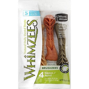 Whimzees Brushzees (4 pack) - Small Size