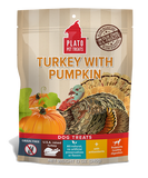 Plato Dog Treats - Turkey W/ Pumpkin (4 Oz. Variety)