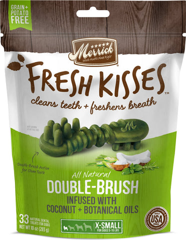 Merrick Fresh Kiss Double-Brush (Coconut - XS) 20 Count