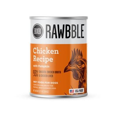 Rawbble Dog Food - Chicken Recipe (12.5oz Can)