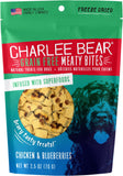 Charlee Bear GF Dog Treats - Meaty Bites (2.5oz)