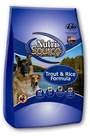 Nutrisource Dog Trout & Brown Rice 30#