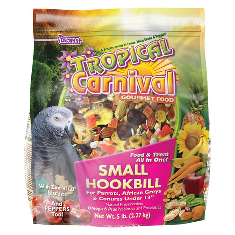 Brown's Tropical Carnival Small Hookbill 5#