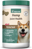 NaturVet Hemp Joint Hlth Chew 60 ct