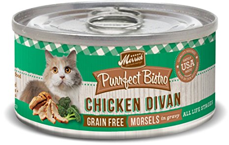 Merrick Purrfect Bistro Chicken Divan Cat Can 5.5oz