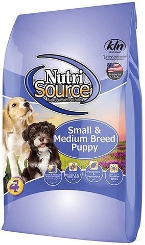 Nutrisource Dog Small/Med Chicken & Rice Puppy 5#