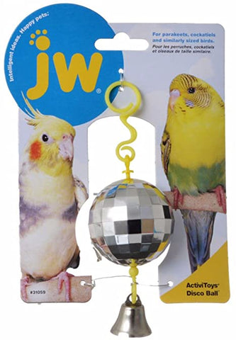 JW Pet Disco Ball Bird Toy