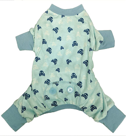 Fashion Pet Skull N Cross Bone PJ (Blue)