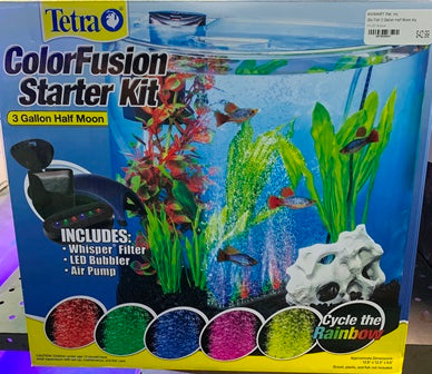 Tetra ColorFusion Starter Kit (3 Gallon Half Moon)