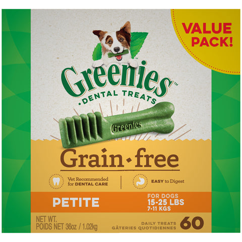 Greenies Dental Treats GF - Petite Dog (36oz Value Pack)