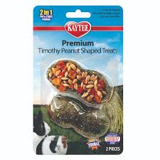 Kaytee Premium Timothy Peanut Shaped Treats (2 Pieces)