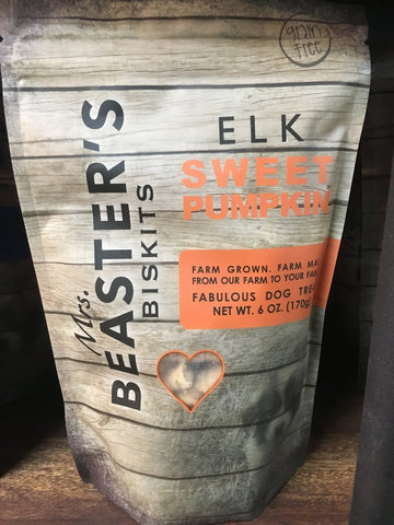 Mrs. Beaster's Biskits - Elk Sweet Pumpkin (6 oz)