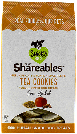 Snicky Snak Doggy Shareables: Oats & Pumpkin Spice Cookies (6oz)